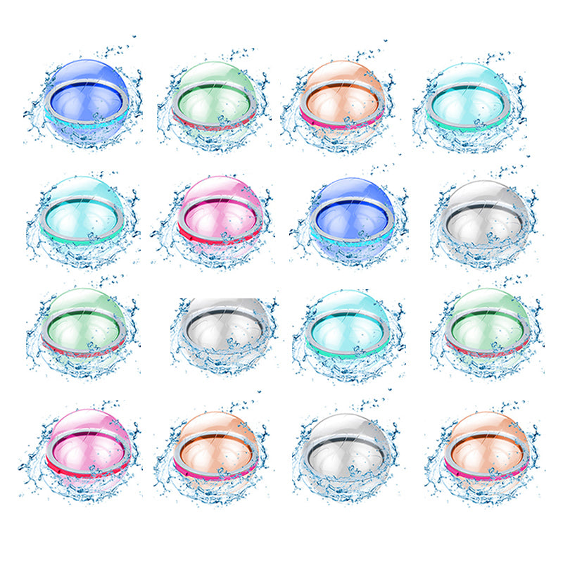 eusable Magnetic Water Splash Balls | Self-Sealing Silicone Water Bomb Toy for Pool & Beach Parties