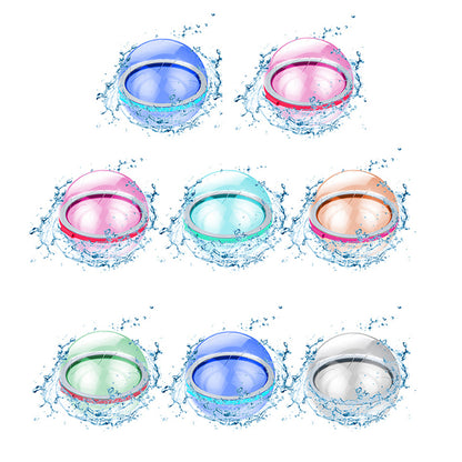 eusable Magnetic Water Splash Balls | Self-Sealing Silicone Water Bomb Toy for Pool & Beach Parties