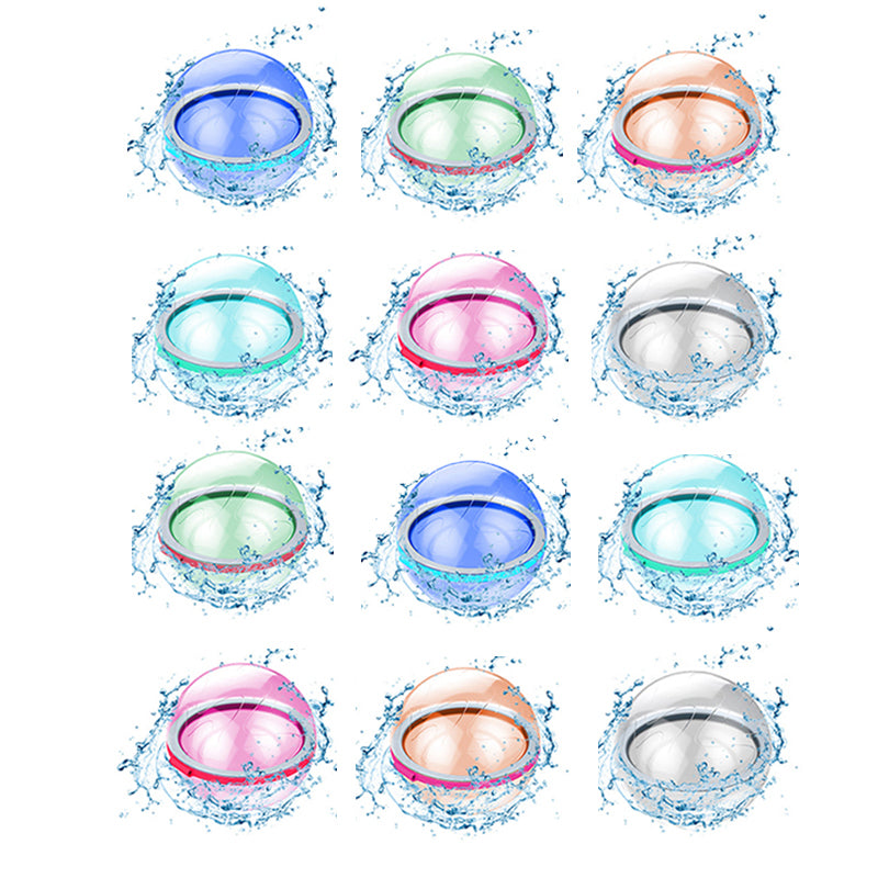 eusable Magnetic Water Splash Balls | Self-Sealing Silicone Water Bomb Toy for Pool & Beach Parties