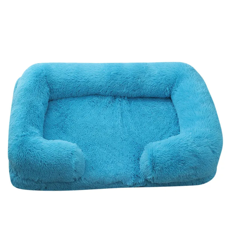 Orthopedic Dog Bed Sofa – Plush Calming Pet Couch with Supportive Egg Crate Foam, Washable Cover for Medium Dogs