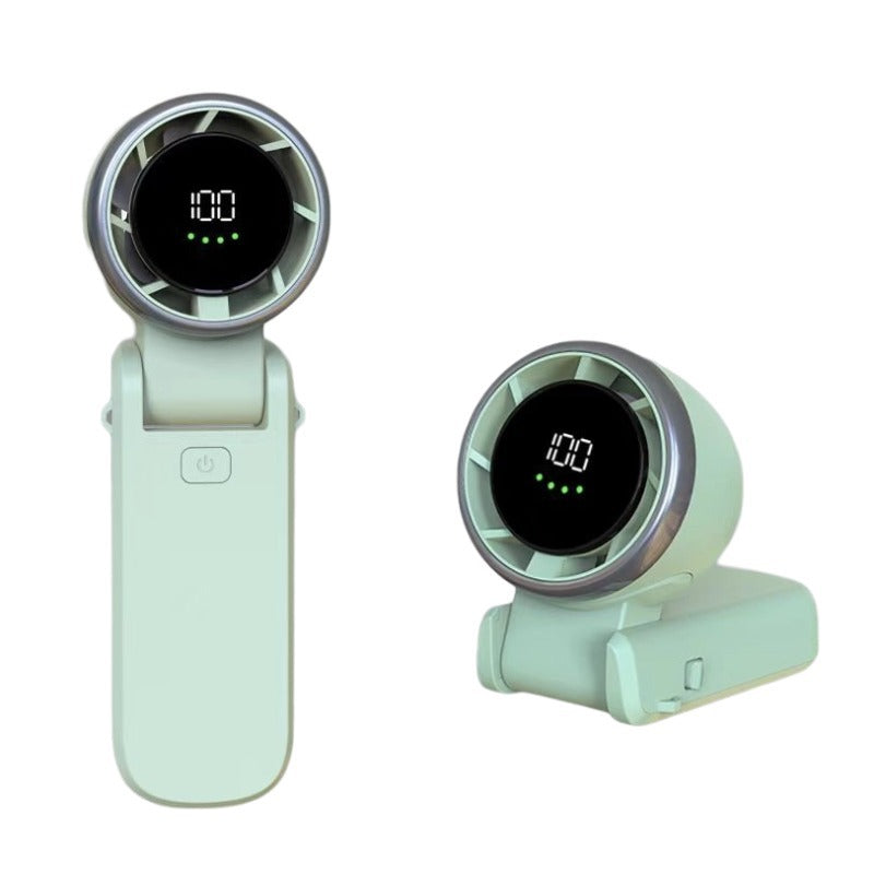 Portable Turbo Handheld Fan – 13,500 RPM Rechargeable Pocket Fan with 5 Speeds – Mini Cooling Device