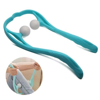 Manual Dual Trigger Point Neck Massager | Deep Tissue Shoulder & Headache Relief Tool