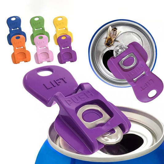 Easy Soda Can Opener Tool – Lift & Push Can Tab Opener for Nails Protection, Multi-Color Packs (6/12/36pcs)