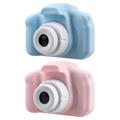 Kids Digital Camera with 32 GB Card – 3 MP Photos, 1080p Video & Fun Games (Pink)