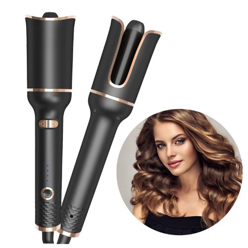 Automatic Hair Curler One-Button | Ceramic Auto Curling Wand for Perfect Curls & Waves | Beginner-Friendly