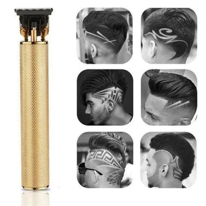 Vintage T9 Dragon Cordless Hair Trimmer – Professional Zero-Gap T-Blade (Gold Edition)