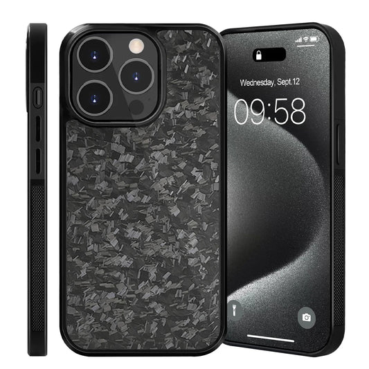 Luxury Forged Carbon Fiber iPhone Case – Real Carbon with MagSafe Compatibility