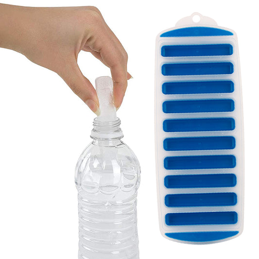 Silicone Ice Stick Tray for Water Bottles – Long Thin Ice That Fits Any Bottle