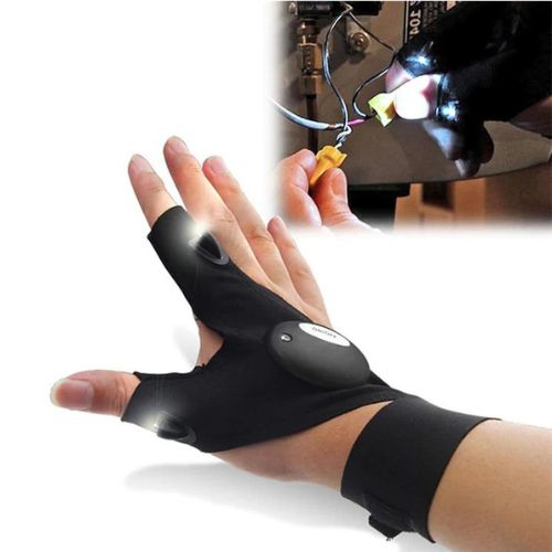 LED Flashlight Gloves – Hands-Free Finger Lights