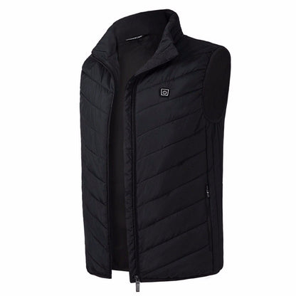 USB Heated Vest 3 Zones with Battery Included | Lightweight Electric Warming Vest Up to 5 Hours Heat