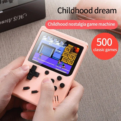 Retro Mini Handheld Game Console 500 Games | 2.7" Portable Gaming Player with AV Output