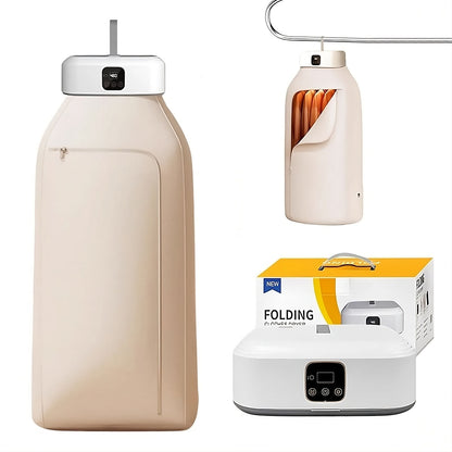 Portable Electric Clothes Dryer Foldable | Travel Mini Dryer with UV Light & Timer for Apartment & Camping