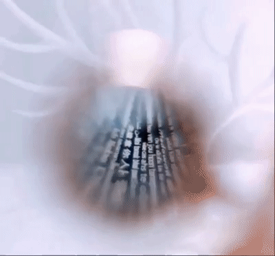 I Love You in 100 Languages Necklace | Projection Heart Pendant Rose Gold / Silver | Romantic Gift for Her