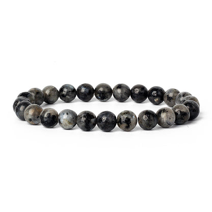 Natural Crystal Healing Bracelet Set – 8 mm Genuine Gemstone Beaded Energy Bracelets for Protection, Confidence & Good Luck