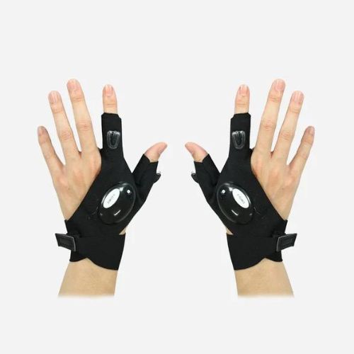 LED Flashlight Gloves – Hands-Free Finger Lights