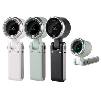 Portable Turbo Handheld Fan – 13,500 RPM Rechargeable Pocket Fan with 5 Speeds – Mini Cooling Device