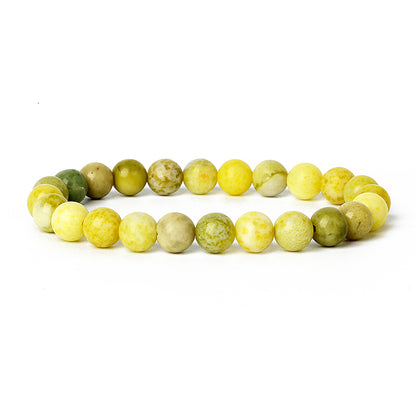 Natural Crystal Healing Bracelet Set – 8 mm Genuine Gemstone Beaded Energy Bracelets for Protection, Confidence & Good Luck