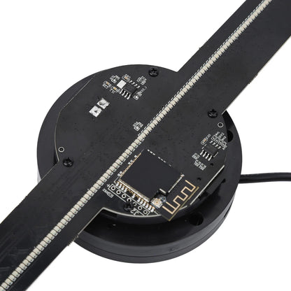 42 cm 3D Hologram Fan Projector – WiFi App-Controlled LED Holographic Display for Advertising, Parties & Decor