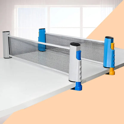 Retractable Portable Table Tennis Net – Adjustable Ping Pong Net Replacement Up to 170cm, Clamp-On for Any Table