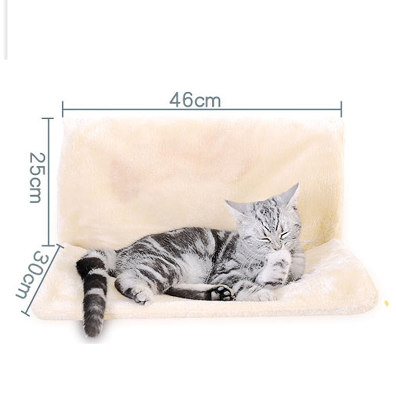 Hanging Radiator Cat Bed Hammock | Plush Washable Cat Window Perch
