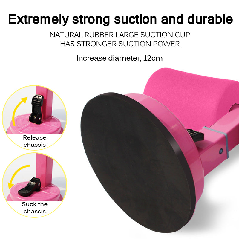 Suction Cup Sit-Up Bar Assistant – Adjustable Core Workout Foot Holder for Home Abdominal Exercises