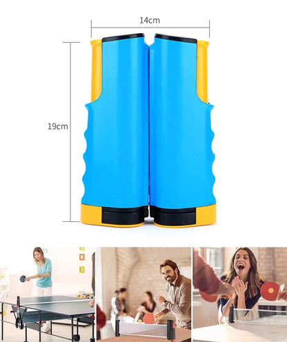 Retractable Portable Table Tennis Net – Adjustable Ping Pong Net Replacement Up to 170cm, Clamp-On for Any Table