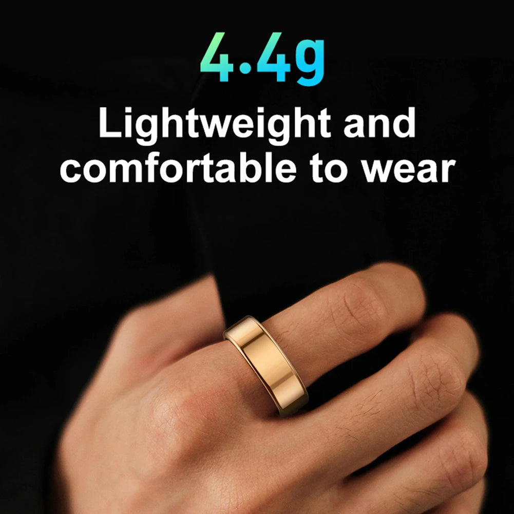 Smart Fitness Tracker Ring – Heart Rate, Sleep, Blood Oxygen & 24 Sports Modes Monitoring, Waterproof Smart Ring