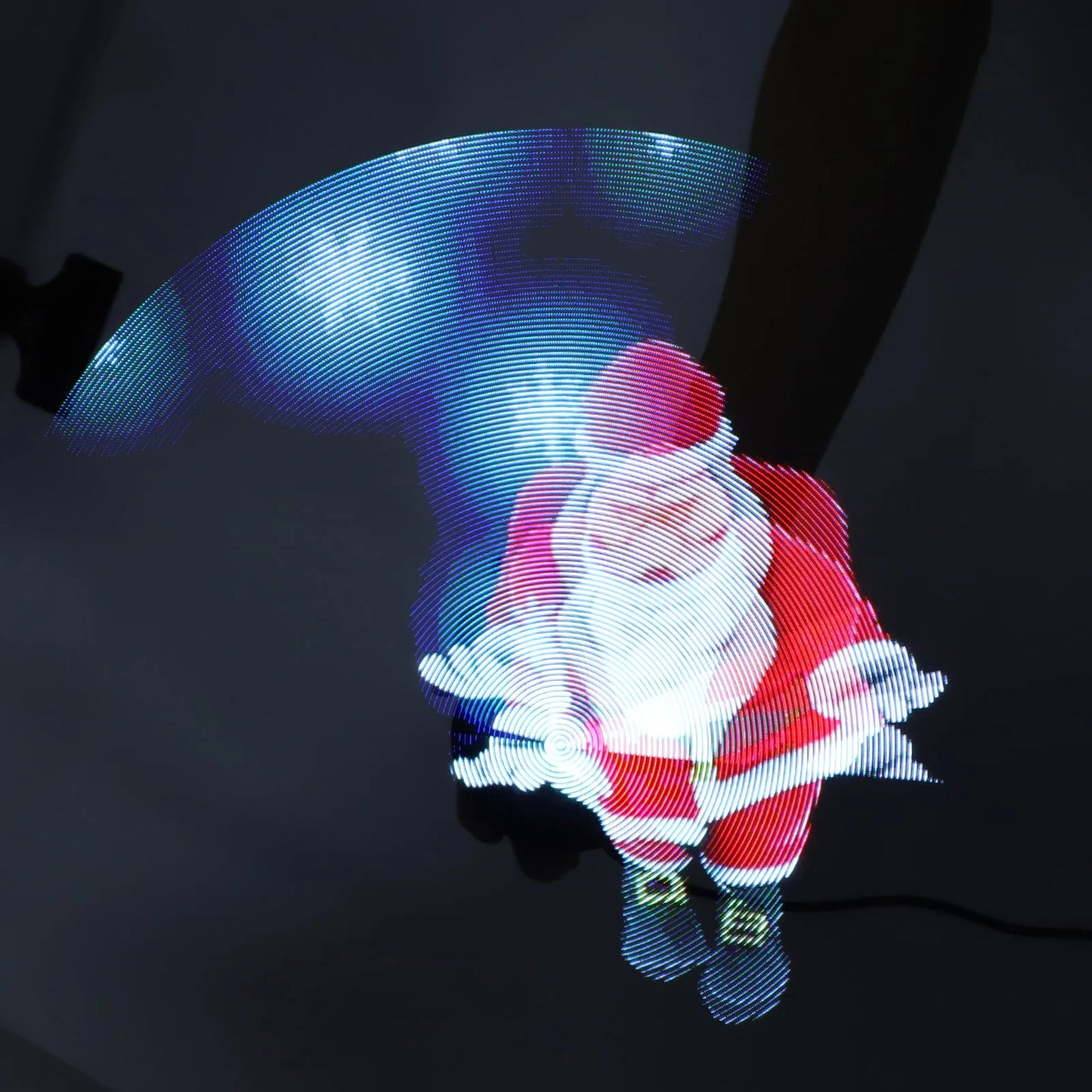 42 cm 3D Hologram Fan Projector – WiFi App-Controlled LED Holographic Display for Advertising, Parties & Decor