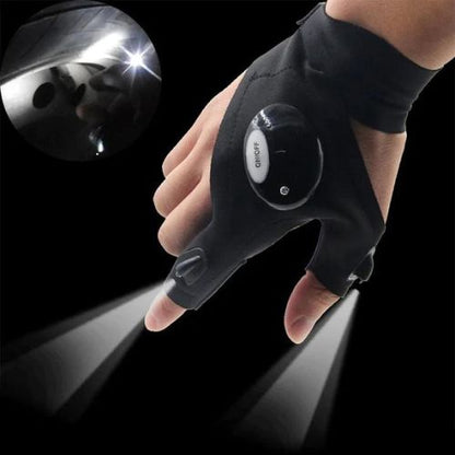 LED Flashlight Gloves – Hands-Free Finger Lights