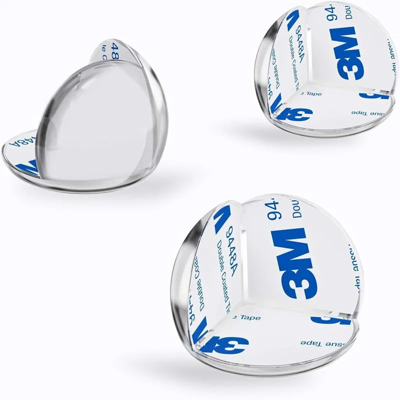 Clear Table Corner Protectors for Baby Safety – Transparent Edge Guards Bumpers, Various Shapes (10/20pcs Packs)