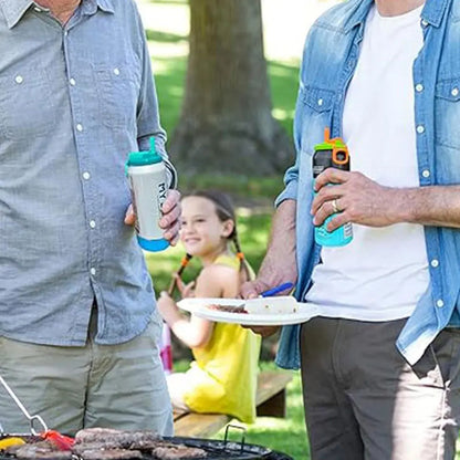 4-Pack Soda Can Lids with Silicone Straw – Spill-Proof Reusable Covers for Standard Cans