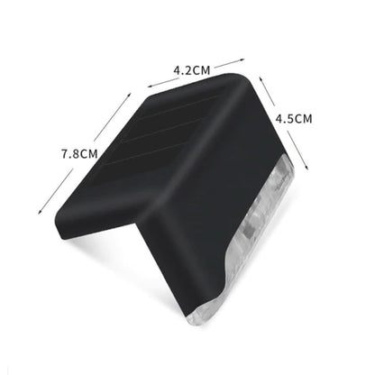 16-Pack Solar Deck Lights Outdoor Warm White – Waterproof Stair Step Lights Auto On/Off, Fence Patio Garden Pathway Lighting