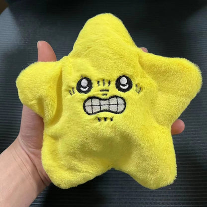 Dancing Angry Star Plush Toy – Interactive Moving Plush Keychain for Kids
