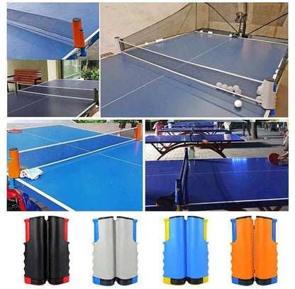 Retractable Portable Table Tennis Net – Adjustable Ping Pong Net Replacement Up to 170cm, Clamp-On for Any Table