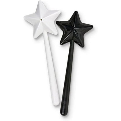 Magic Wand Salt & Pepper Shakers Set of 2 | Star Wand Spice Dispenser | Fun Kitchen Gift for Kids & Adults
