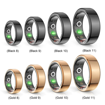 Smart Fitness Tracker Ring – Heart Rate, Sleep, Blood Oxygen & 24 Sports Modes Monitoring, Waterproof Smart Ring