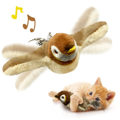 Interactive Flapping Bird Cat Toy with Sound & Catnip | Rechargeable Motion-Activated Plush for Cats Ready to copy-paste and make every cat owner buy it? 😻