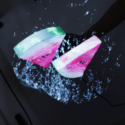 42 cm 3D Hologram Fan Projector – WiFi App-Controlled LED Holographic Display for Advertising, Parties & Decor