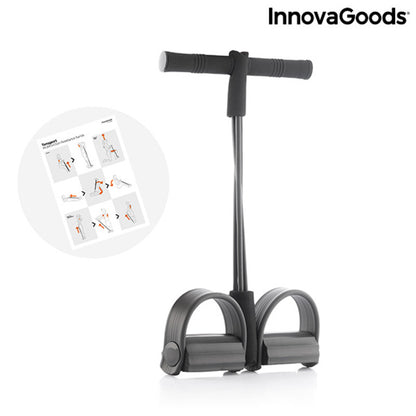 Multifunction Resistance Elastic Bands Set with Exercise Guide – 4-in-1 Full Body Workout Bands