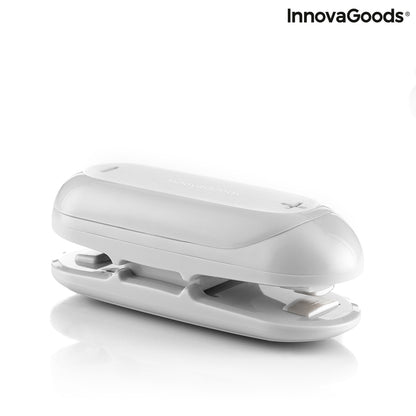 2-in-1 Mini Bag Sealer with Cutter & Magnet/Hook – Portable Heat Sealer for Plastic Bags – Kitchen Fresh-Keeping Gadget