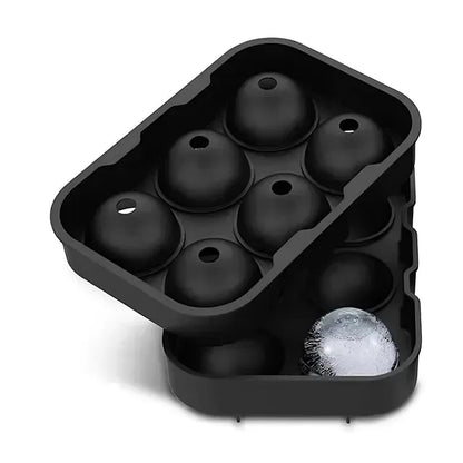 Crystal Clear Ice Ball Maker Set – Sphere, Cube & Diamond Silicone Ice Molds with Lids – Whiskey & Cocktail Ice Tray Gift