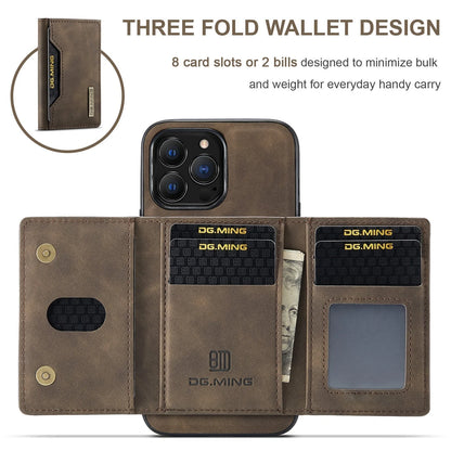 Detachable iPhone Leather Wallet Case – Magnetic Card Holder Flip Cover with Premium PU Leather