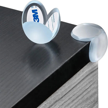 Clear Table Corner Protectors for Baby Safety – Transparent Edge Guards Bumpers, Various Shapes (10/20pcs Packs)