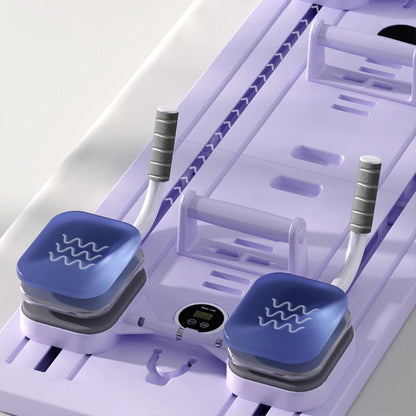 Multifunctional Foldable Abdominal Board with Resistance Bands – Home Core Trainer Workout Board for Abs, Full Body Fitness