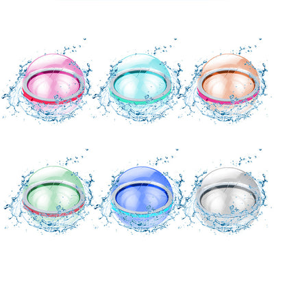 eusable Magnetic Water Splash Balls | Self-Sealing Silicone Water Bomb Toy for Pool & Beach Parties