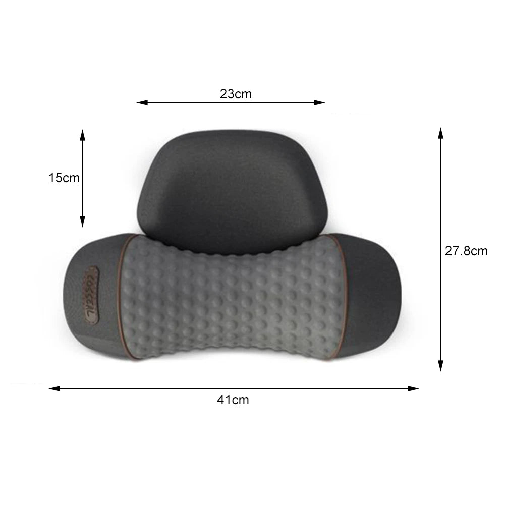 Electric Neck Massage Pillow – Heated Shiatsu Vibrating Neck & Shoulder Relaxer with Deep Kneading