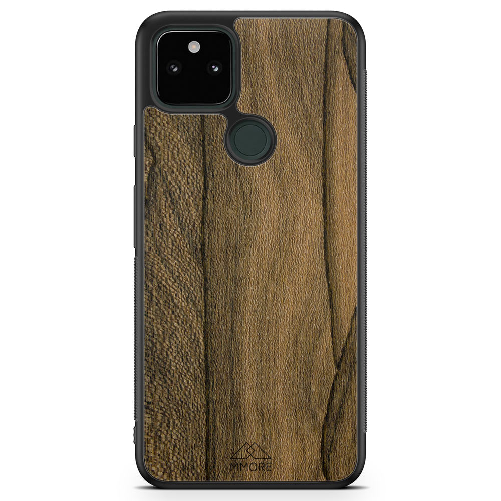 Ziricote Wood iPhone Case – Luxury Rare Wood MagSafe Compatible Slim Protective Phone Cover