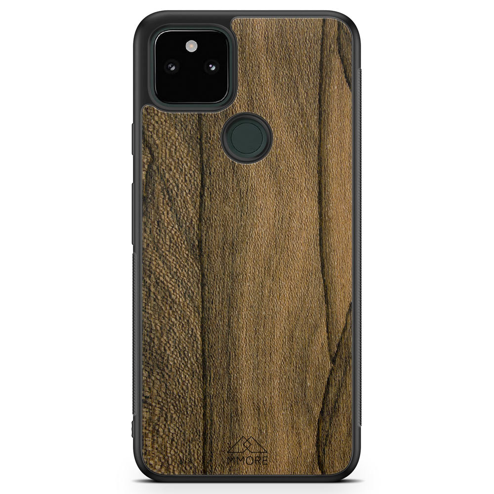 Ziricote Wood iPhone Case – Luxury Rare Wood MagSafe Compatible Slim Protective Phone Cover