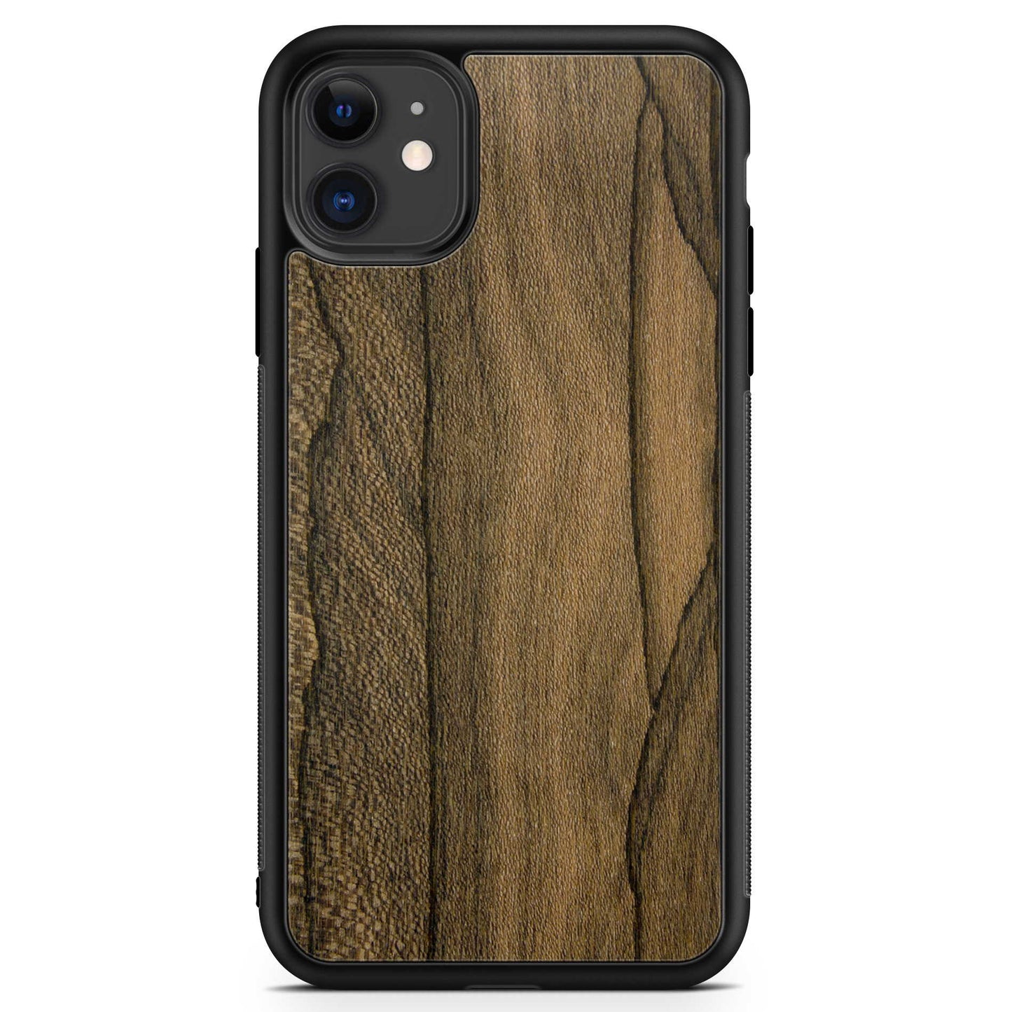 Ziricote Wood iPhone Case – Luxury Rare Wood MagSafe Compatible Slim Protective Phone Cover
