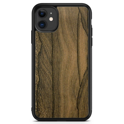 Ziricote Wood iPhone Case – Luxury Rare Wood MagSafe Compatible Slim Protective Phone Cover